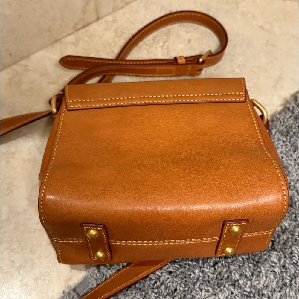 Dooney & Bourke Florentine Crossbody Purse Mini Eliza w/Wallet Natural Color - Picture 6 of 8